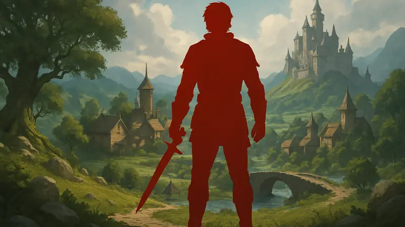 Герой Fable на фоне фэнтезийного мира с новой системой морали