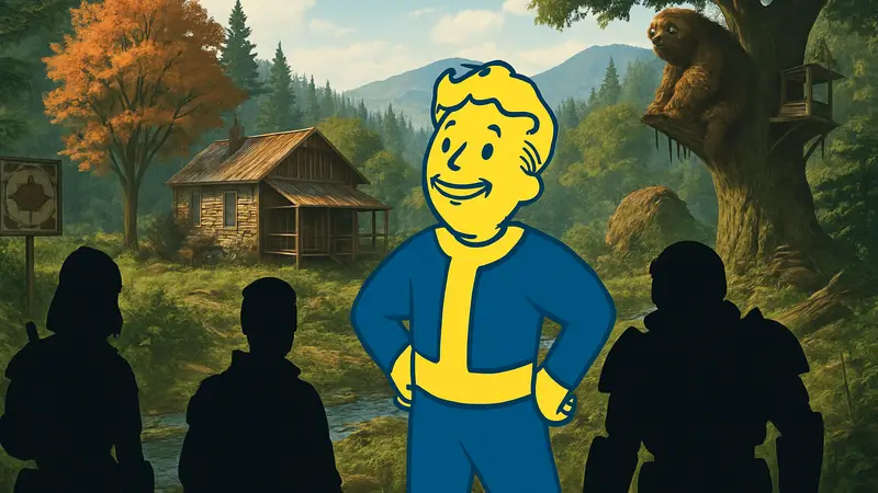 Изображение из Fallout 76, демонстрирующее новые локации или элементы обновления Backwoods.