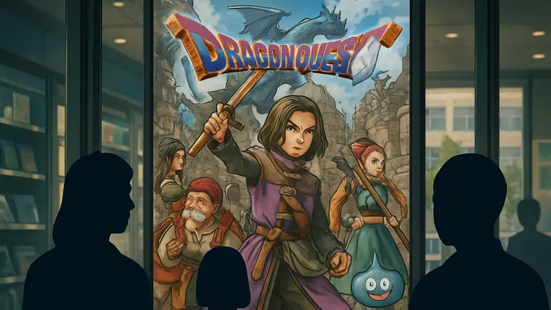 Обложка обновлённой игры Dragon Quest, возглавившей японские чарты продаж Famitsu.