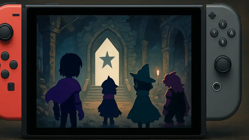 Deltarune Глава 5 скриншот, персонажи игры на Nintendo Switch