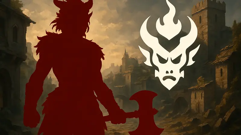 Карлах из Baldur's Gate 3 рядом с символом эмо-варвара из Dungeons & Dragons.