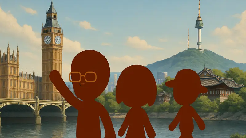 Персонажи Mii из Tomodachi Life: Living the Dream, путешествующие по миру.