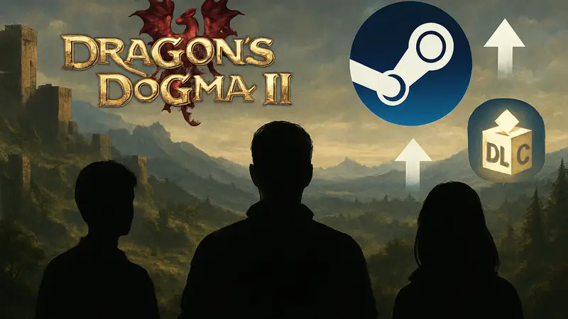 Логотип Dragon’s Dogma 2, Steam, обновление, загадочный DLC.