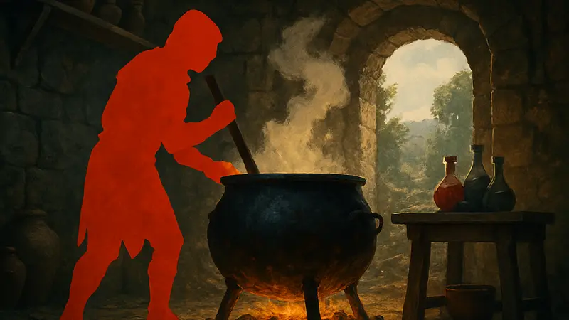 Котёл для создания зелий и эликсиров в игре Crimson Desert.