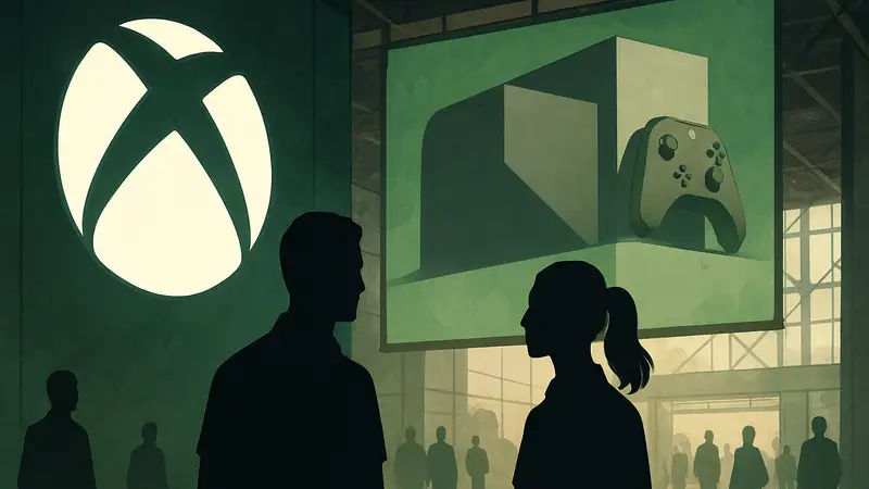 Логотип Xbox и баннер рекламной кампании 'This is an Xbox'