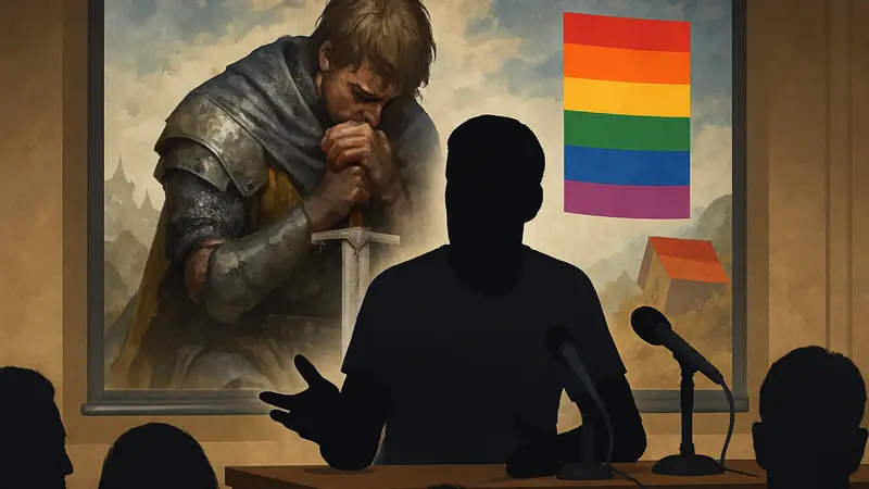 Режиссер Kingdom Come 2 Вавржик на пресс-конференции обсуждает ЛГБТ-номинацию.