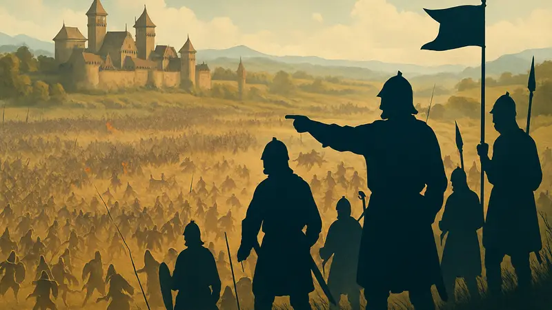 Геймплей Chronicles: Medieval: масштабная средневековая битва и подготовка армии.