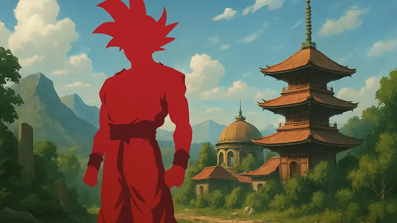 Гоку в форме Super Saiyan God в Dragon Ball Super