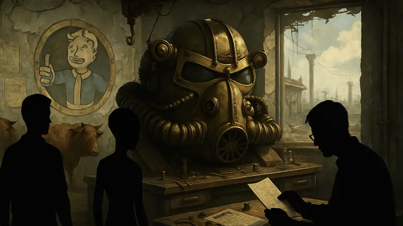 Изображение первого Fallout, символизирующее ранние концепты и историю разработки GURPS.