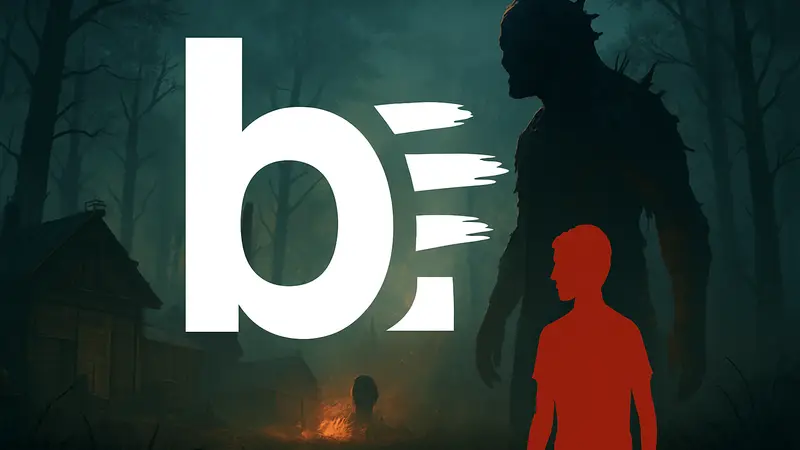 Логотип Behaviour Interactive на фоне игрового мира Dead By Daylight.