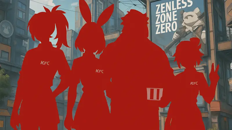 Персонажи Zenless Zone Zero в форме KFC, анонс коллаборации