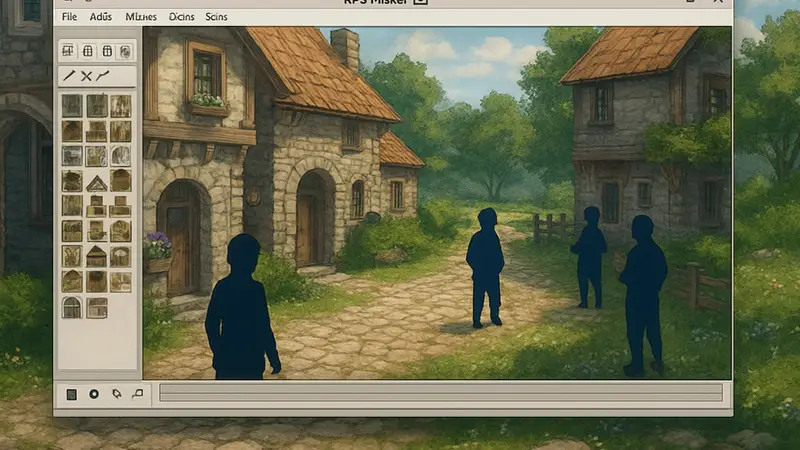 Скриншот RPG Maker U2U с HD-2D картой, демонстрирующий новые возможности