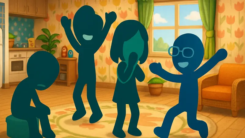 Веселые Mii персонажи в Tomodachi Life Living the Dream, поднимают настроение.