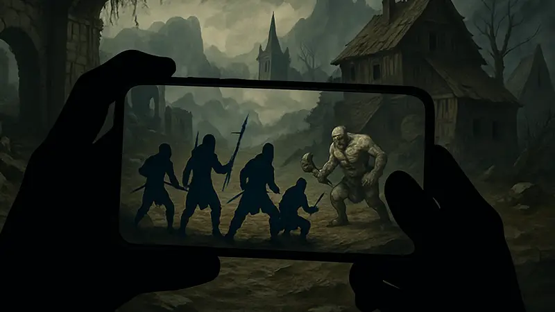 Скриншот из MMORPG Broken Ranks: пошаговые бои в мрачном фэнтези-мире на мобильных устройствах