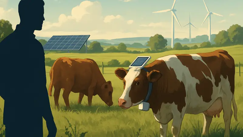 Солнечные ошейники Halter на крупном рогатом скоте, сельскохозяйственные технологии