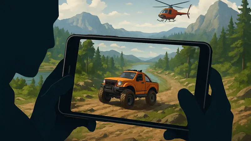 Игровой процесс Off the Road 2 на мобильных устройствах iOS и Android