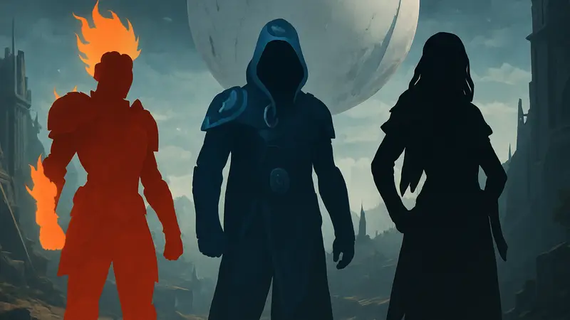 Наборы брони в Destiny 2, вдохновленные персонажами Magic: The Gathering, такими как Чандра, Джейс, Лилиана.