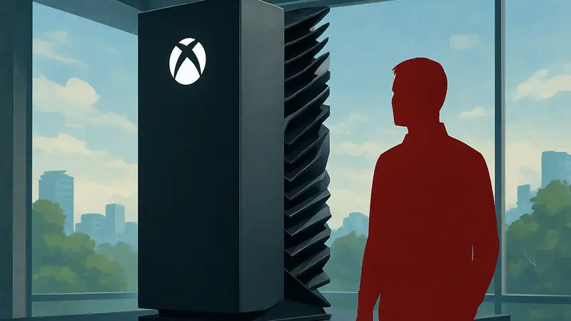 Концепт новой консоли Xbox Project Helix с логотипом Xbox
