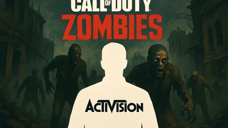 Логотип Call of Duty Zombies на фоне зомби, официальное заявление Activision на слухи