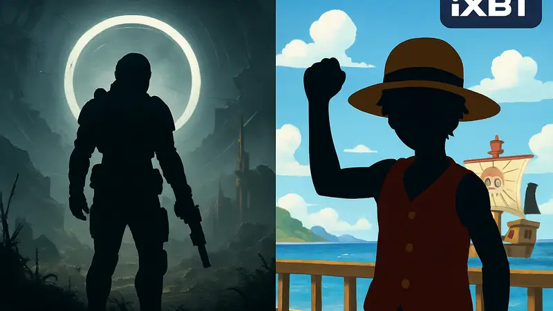 Обложки обзоров Marathon и One Piece на iXBT Games, логотип издания.