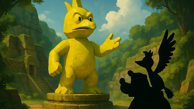 Статуя Могучего Джинджонатора из игры Banjo-Kazooie от компании First 4 Figures.