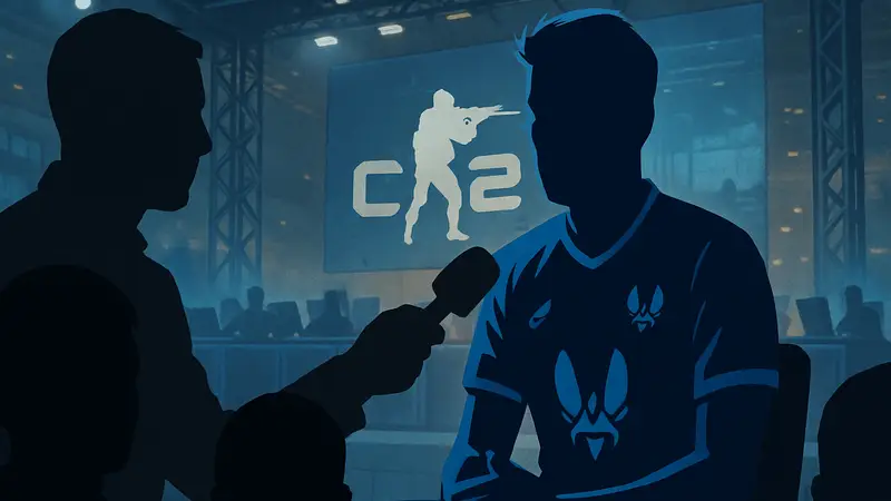 Игрок Vitality mezii дает интервью после матча на турнире по CS2, выражая свои мысли о подготовке команды.