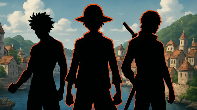 Изображение персонажей One Piece, демонстрирующее новое Монстр-трио и их значимость для сюжета манги.