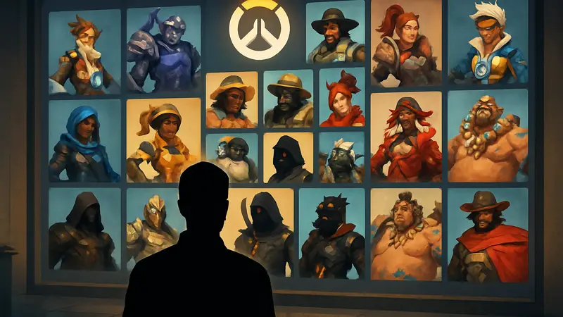 Коллекция скинов Overwatch, среди которых популярные и редкие образы для разных героев.