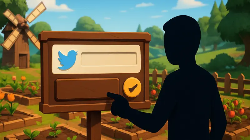 Скриншот Grow a Garden 2 с изображением ввода промокода и значком Twitter