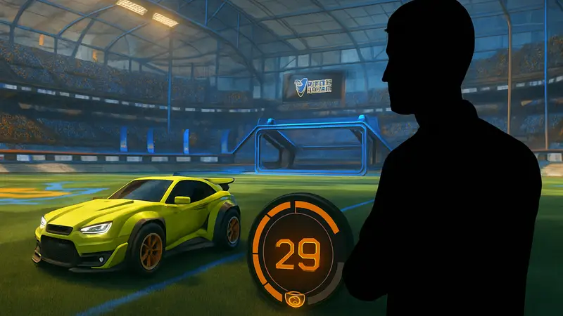 Скриншот из Rocket League с интерфейсом, на котором виден новый таймер буста, вызывающий споры среди игроков.