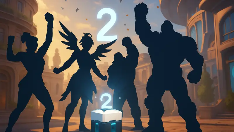 Герои Overwatch 2 празднуют получение двойного опыта и бесплатного лутбокса на выходных