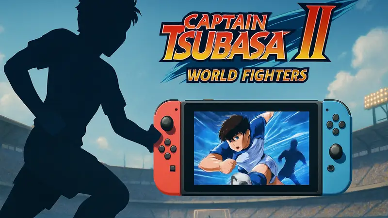 Футбольный симулятор Captain Tsubasa 2 World Fighters на Nintendo Switch, аниме-стиль