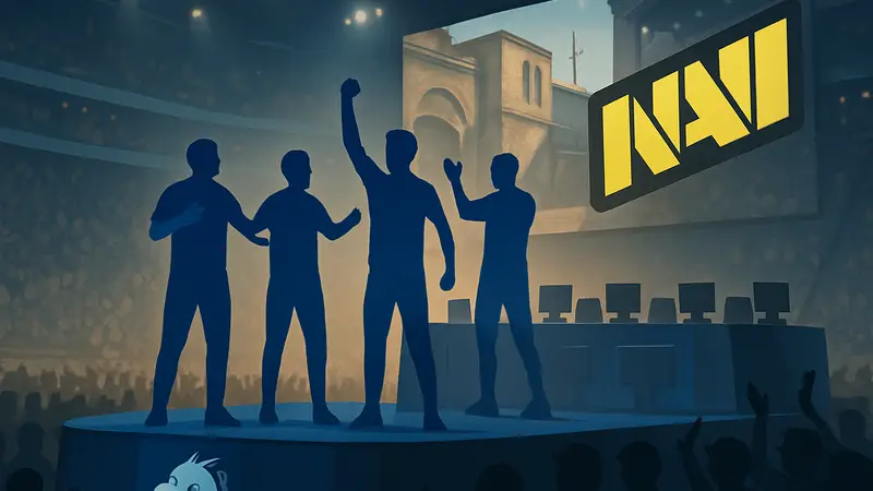 Команда Spirit празднует победу над NAVI на киберспортивном турнире в Кракове, обеспечив выход в плей-офф.