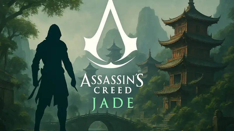Логотип или арт-изображение игры Assassin’s Creed Jade.