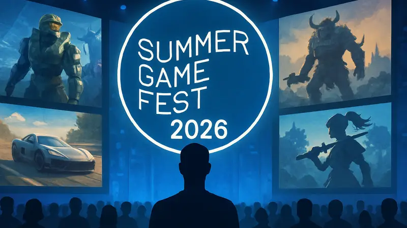 Логотип Summer Game Fest 2026 на фоне игровых анонсов