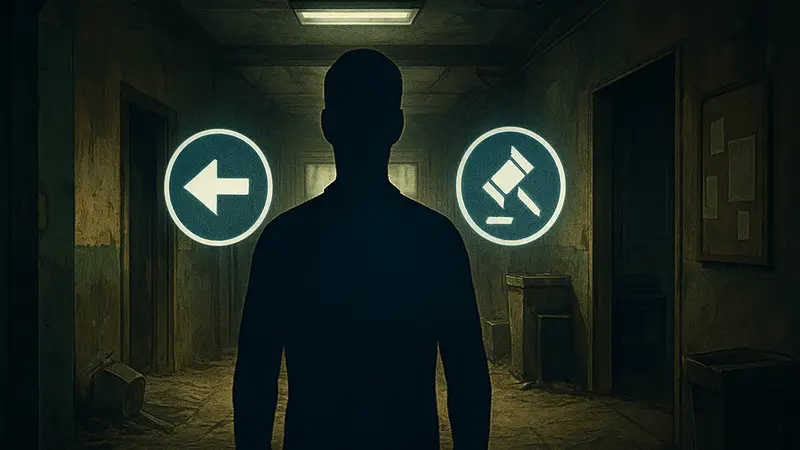 Обложка игры Dispatch на Nintendo Switch с демонстрацией принятия ключевых решений