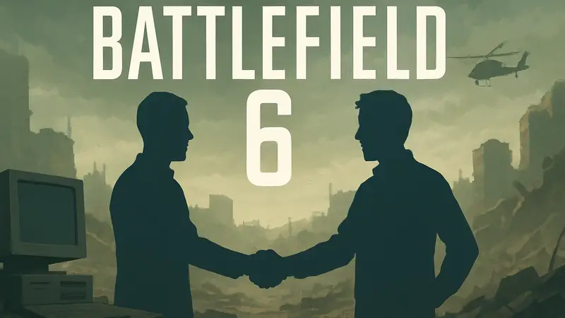 Логотип игры Battlefield 6, символизирующий взаимодействие разработчиков с игроками и открытость к обратной связи.