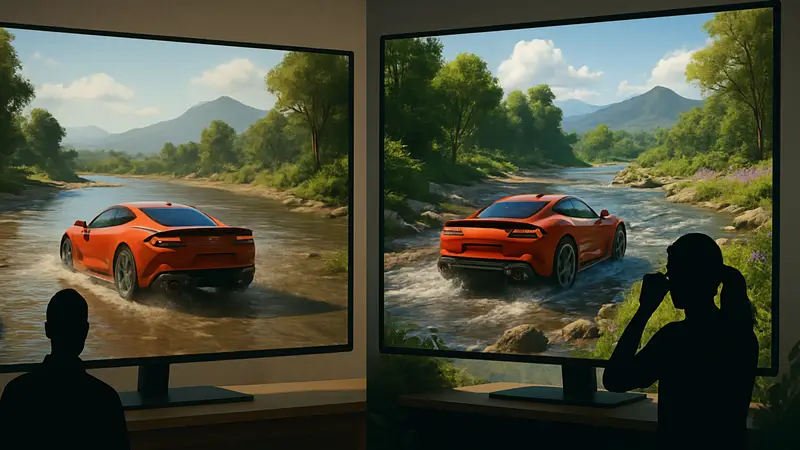 Скриншоты сравнения графики в Forza Horizon 6.