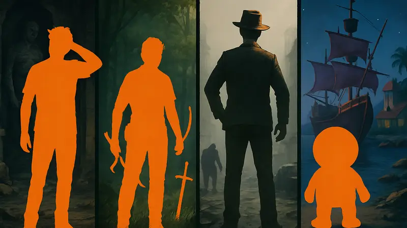 Обложка списка '10 худших приключенческих игр' от DualShockers, с изображением нескольких разочаровывающих игр.