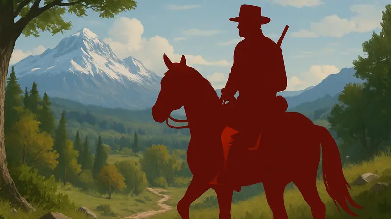 Артур Морган на коне в Red Dead Redemption 2, символизирующий высокую честь