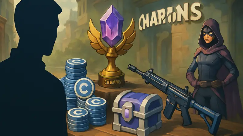 Изображение демонстрирует награды из боевого пропуска M-2 сезона игры Pokemon Champions