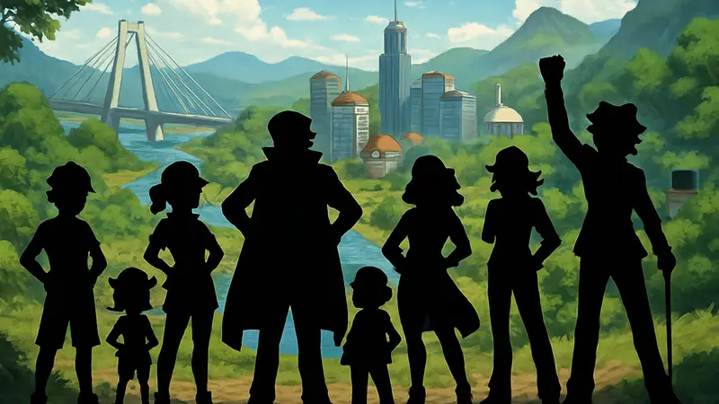 Группа сильных тренеров покемонов из региона Унова, Pokemon