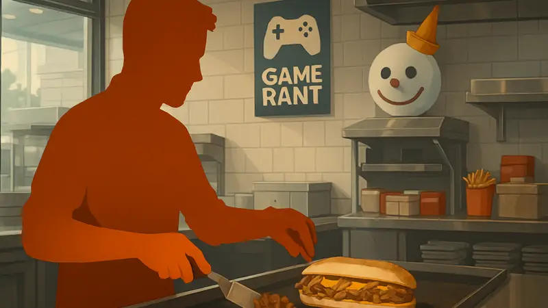 Журналист Game Rant готовит филе-чизстейк в штаб-квартире Jack in the Box, еда, фастфуд