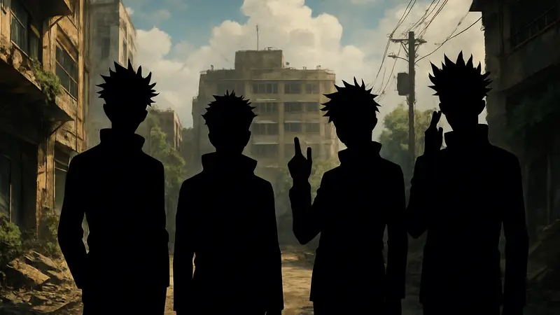 Постер Jujutsu Kaisen, персонажи аниме 3 сезона