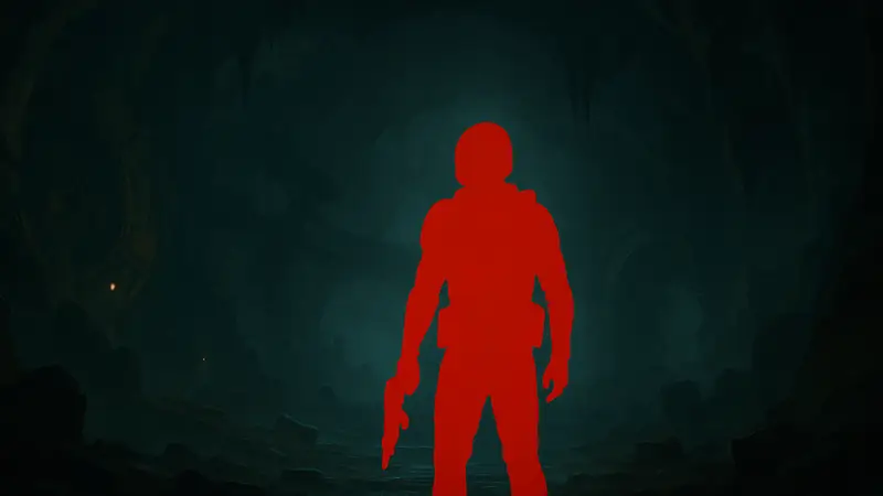 Геймплей EXODUS, научно-фантастической RPG, показывает мрачные подземелья планеты Lidon с главным героем.