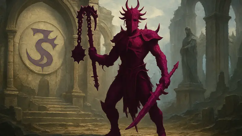 Миниатюра Повелителя Боли из новой коллекции Слаанеш для Warhammer Age of Sigmar.