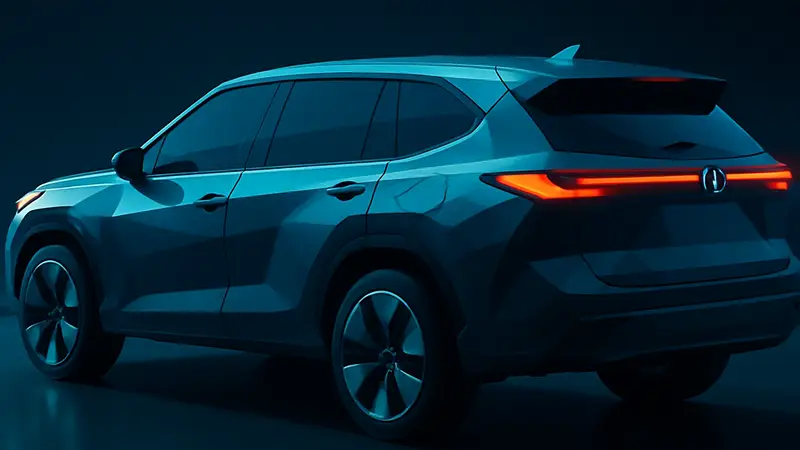 Тизерное изображение силуэта нового большого кроссовера Toyota, предположительно Highlander