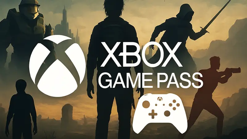 Логотип Xbox Game Pass с джойстиком на фоне подтвержденных игр июня 2026 года