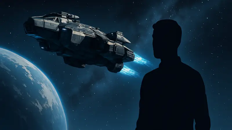 Бесплатная игра Star Citizen на ПК до 23 февраля: космический корабль в космосе