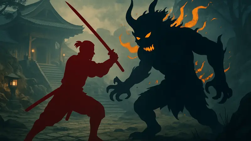 Игровой персонаж из Nioh 3 сражается с демоном Йокаем